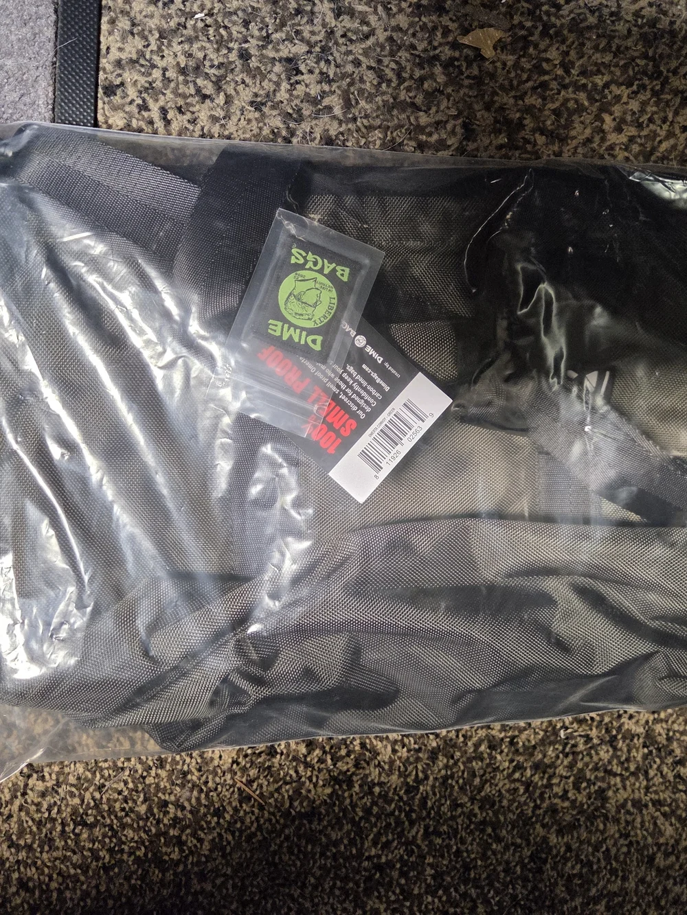 Carbon-Lined Duffel Bag - Black/Green